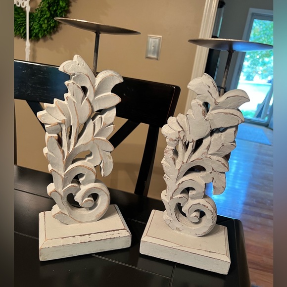 A pair of candle holders by Nova - Picture 7 of 7